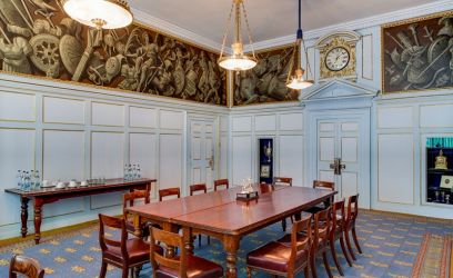 THE HAC Court Room Boardroom style to door