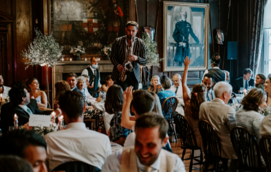 the hac   long room   wedding reception
